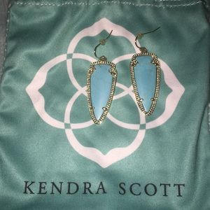 Kendra Scott Turquoise earrings.